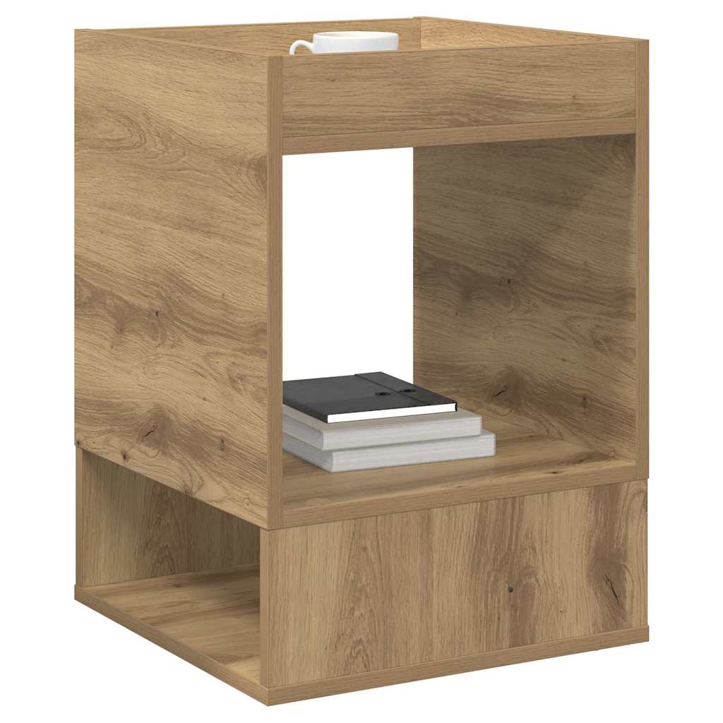 Vidaxl bijzettafel artisan eiken 40 x 40 x 56 cm bewerkt hout