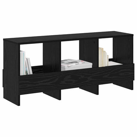 Vidaxl tijdschrift rek zwart eiken 102 x 30 x 45 cm