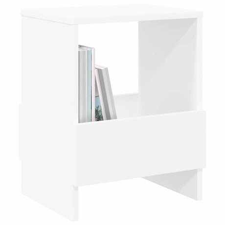 Vidaxl tijdschrift rek 2 st wit 35 x 30 x 45 cm