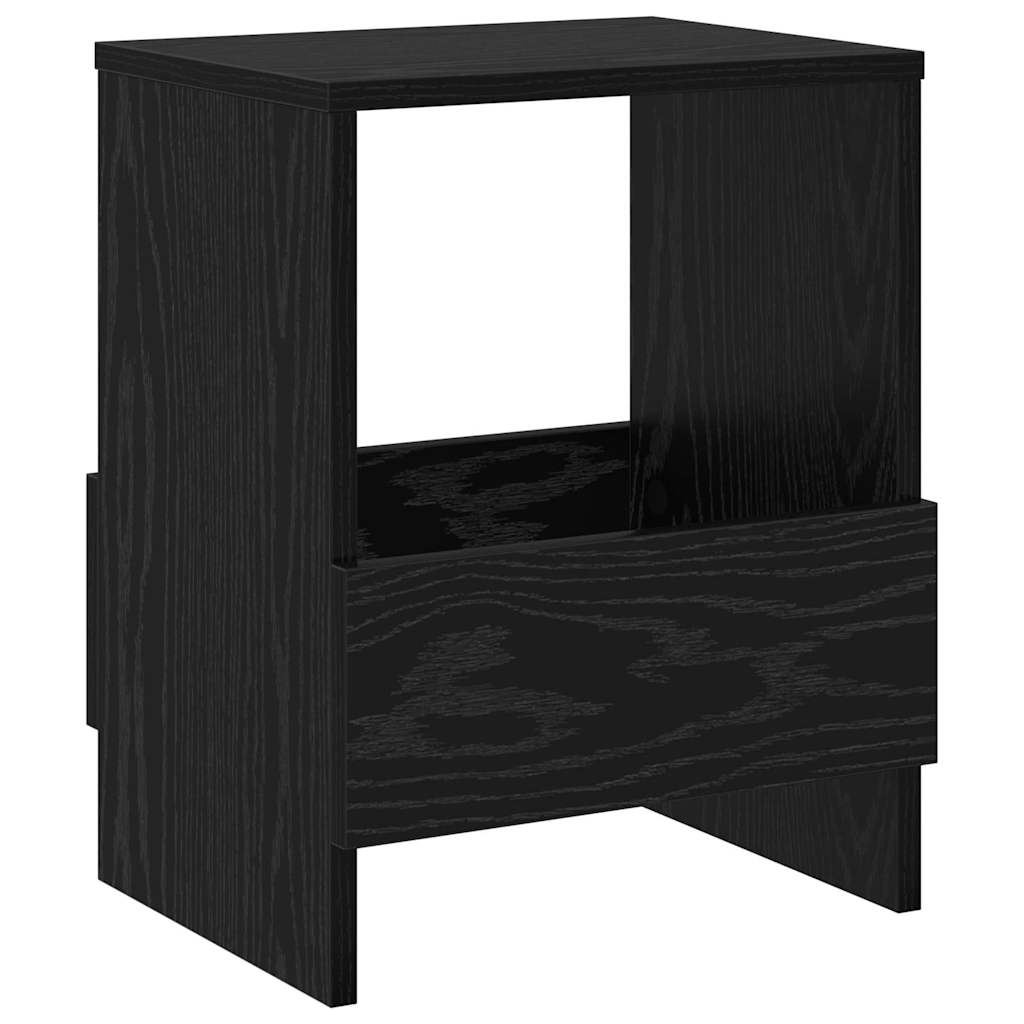 Vidaxl tijdschrift rek zwart eiken 35 x 30 x 45 cm