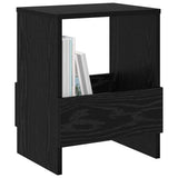 Vidaxl tijdschrift rek zwart eiken 35 x 30 x 45 cm