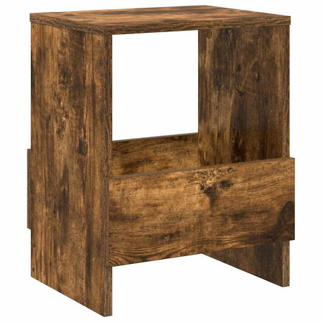 Vidaxl tijdschrift rek gerookt eiken 35 x 30 x 45 cm