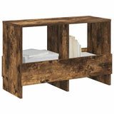 Vidaxl tijdschrift rek gerookt eiken 68,5 x 30 x 45 cm