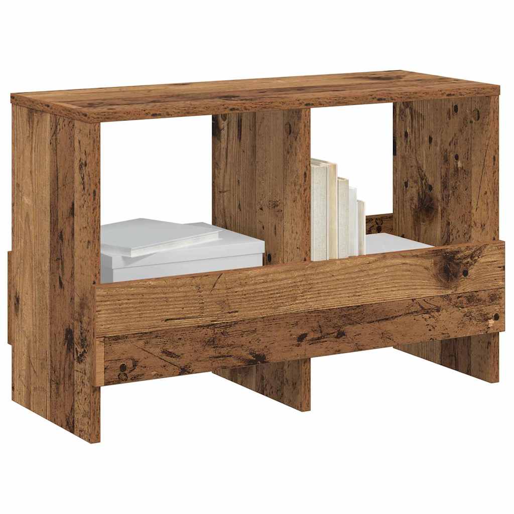 Vidaxl tijdschrift rek oudhout 68,5 x 30 x 45 cm