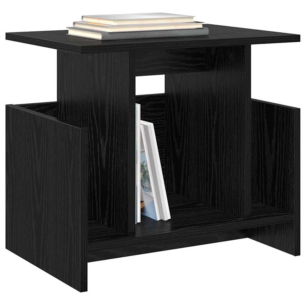 Vidaxl tv-standaard 50 x 35 x 45 cm zwart eiken bewerkt hout