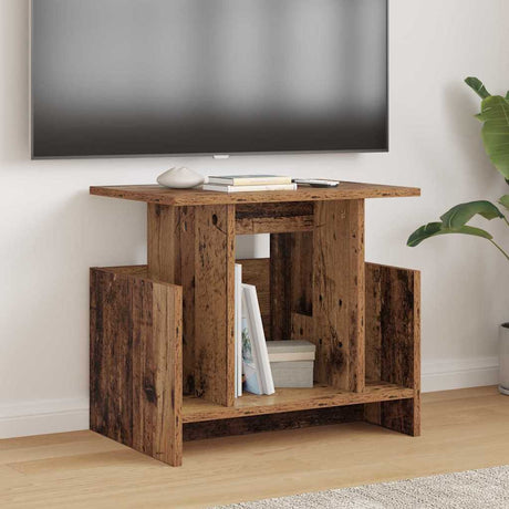 Vidaxl tv-standaard 50 x 35 x 45 cm oudhout bewerkt hout