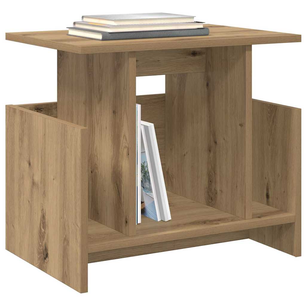 Vidaxl tv-standaard 50 x 35 x 45 cm artisan eiken bewerkt hout