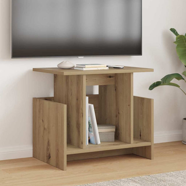 Vidaxl tv-standaard 2 st artisan eiken bewerkt hout