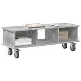 Vidaxl tv-standaard 100 x 35 x 35 cm beton grijs bewerkt hout