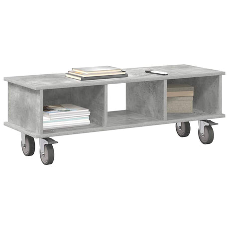 Vidaxl tv-standaard 100 x 35 x 35 cm beton grijs bewerkt hout