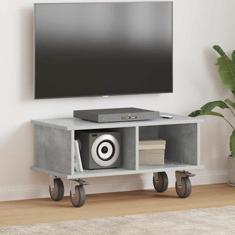Vidaxl tv-standaard 68,5 x 35 x 35 cm beton grijs bewerkt hout