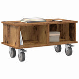 Vidaxl tv-standaard 68,5 x 35 x 35 cm oudhout bewerkt hout