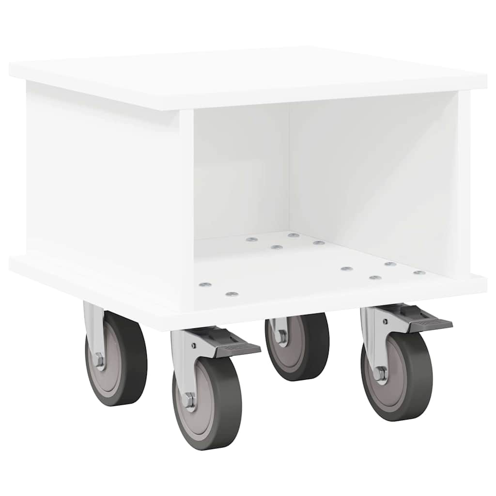Vidaxl tv-standaard 37 x 35 x 35 cm wit bewerkt hout