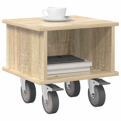 Vidaxl tv-standaard 37 x 35 x 35 cm sonoma eiken bewerkt hout