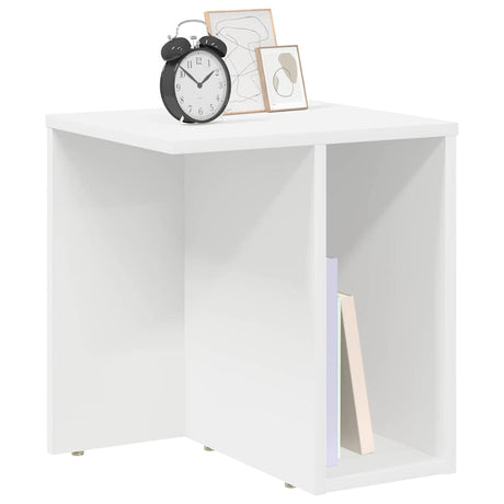 Vidaxl bijzettafel 2 st wit 37 x 32 x 40 cm bewerkt hout