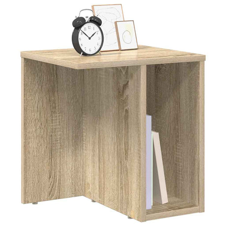 Vidaxl bijzettafel sonoma eiken 37 x 32 x 40 cm bewerkt hout