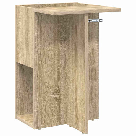 Vidaxl bijzettafel sonoma eiken 35 x 40 x 55 cm bewerkt hout