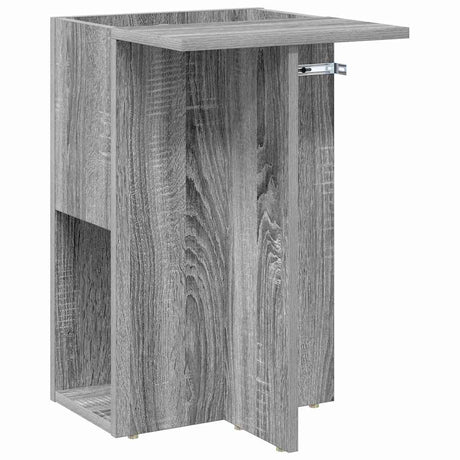 Vidaxl bijzettafel grijs sonoma 35 x 40 x 55 cm bewerkt hout