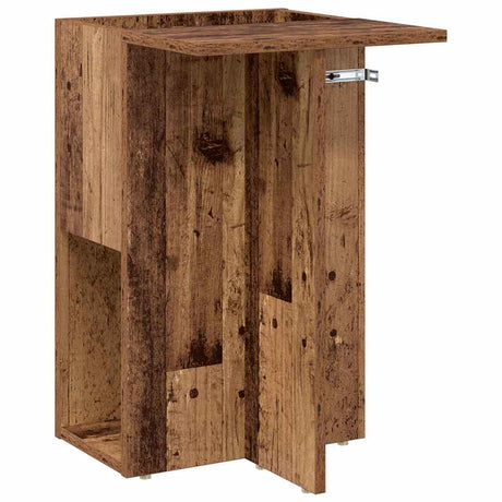 Vidaxl bijzettafel oudhout 35 x 40 x 55 cm bewerkt hout