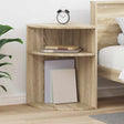 Vidaxl bijzettafel sonoma eiken 39,7 x 39,7 x 60 cm bewerkt hout