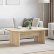 Vidaxl salontafel sonoma eiken 93 x 53 x 33 cm bewerkt hout