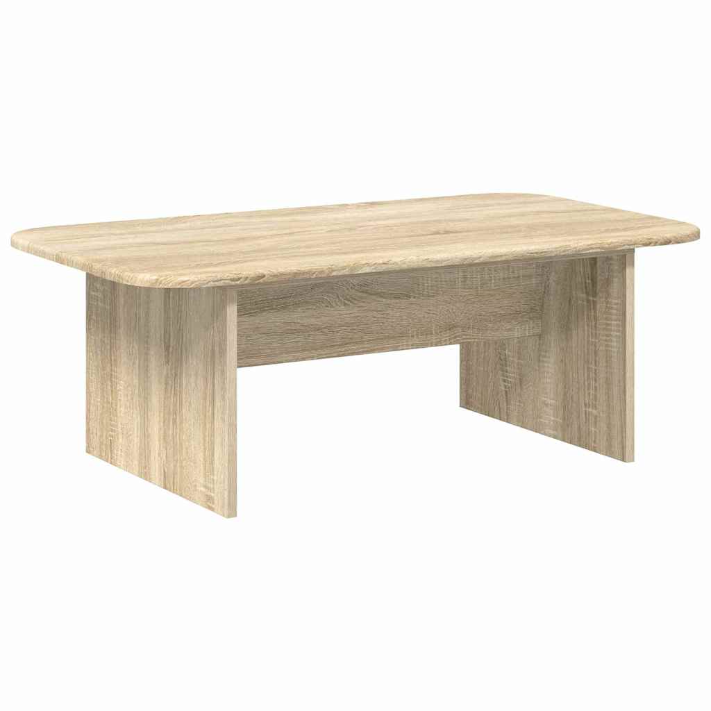 Vidaxl salontafel sonoma eiken 93 x 53 x 33 cm bewerkt hout