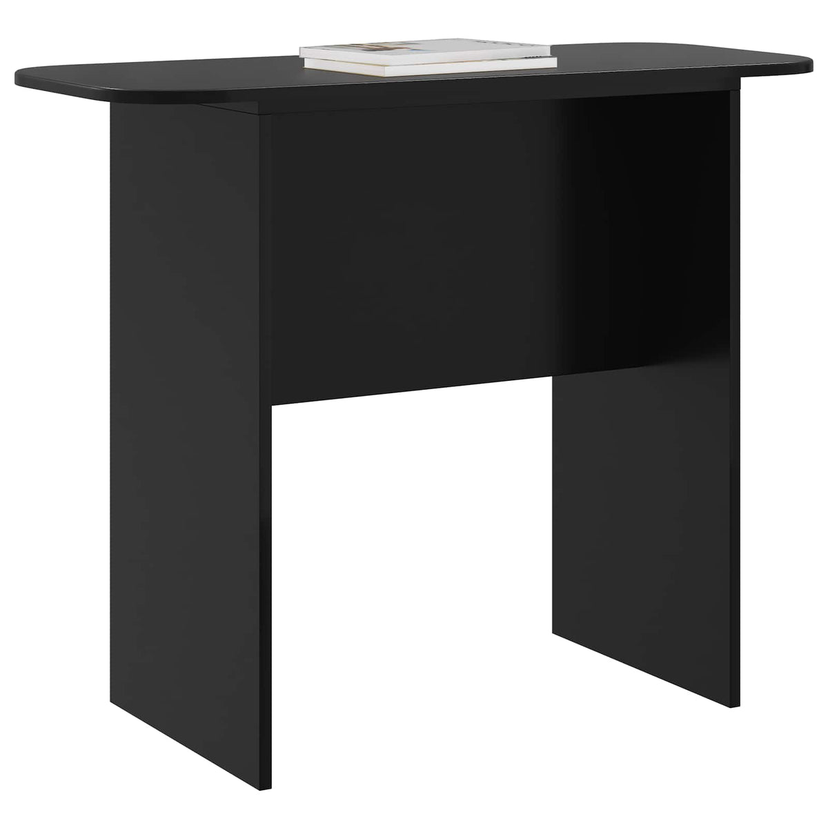 Vidaxl wandtafel zwart 93 x 40 x 75 cm bewerkt hout