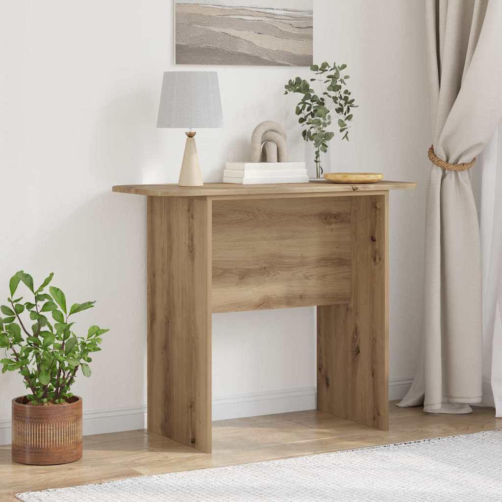 Vidaxl wandtafel artisan eiken 93 x 40 x 75 cm bewerkt hout