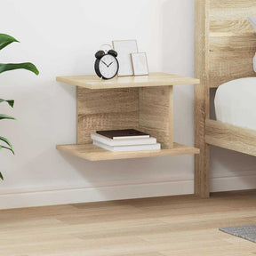 Vidaxl nachtkastje sonoma eiken 40 x 30 x 25 cm bewerkt hout