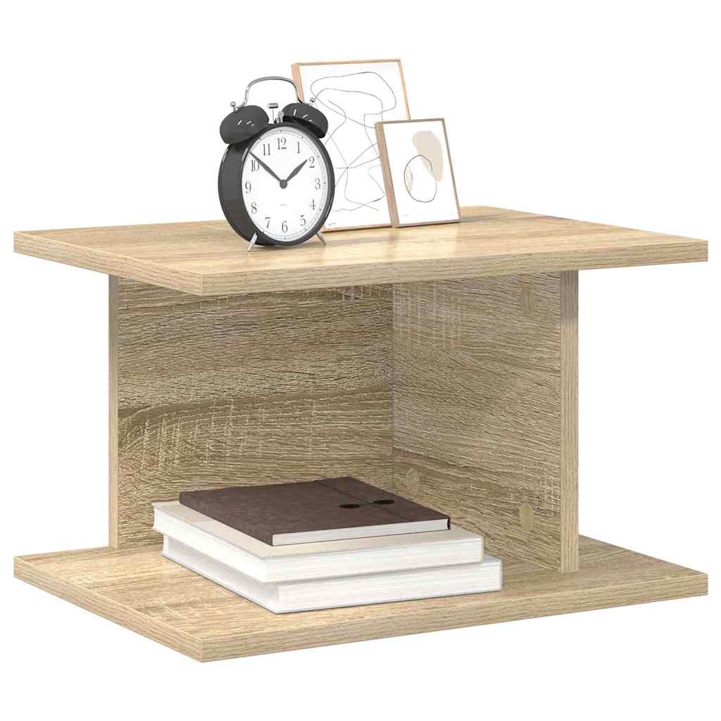 Vidaxl nachtkastje sonoma eiken 40 x 30 x 25 cm bewerkt hout