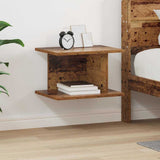 Vidaxl nachtkastje oudhout 40 x 30 x 25 cm bewerkt hout