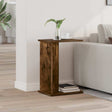 Vidaxl bijzettafel gerookt eiken 35 x 25 x 50 cm bewerkt hout