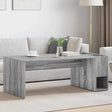 Vidaxl salontafel grijs sonoma 101,5 x 50 x 37 cm bewerkt hout