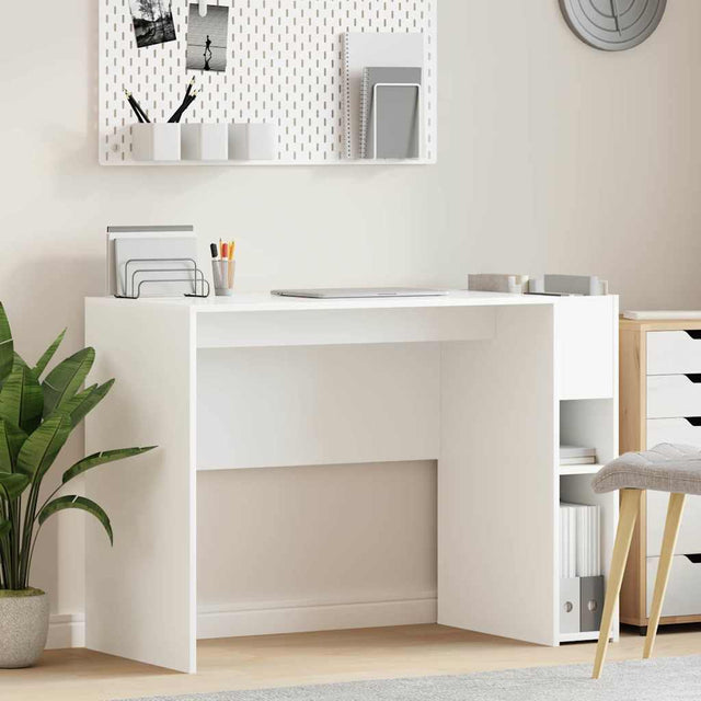 Vidaxl bureau wit bewerkt hout 109 x 50 x 78 cm