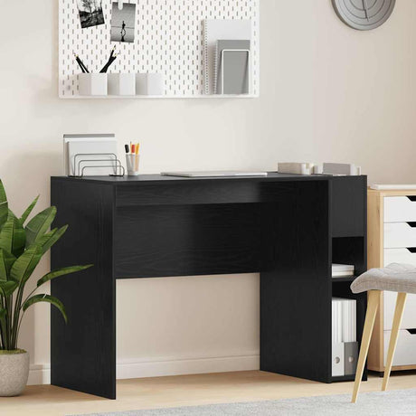Vidaxl bureau zwart eiken bewerkt hout 109 x 50 x 78 cm