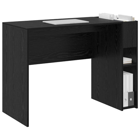Vidaxl bureau zwart eiken bewerkt hout 109 x 50 x 78 cm