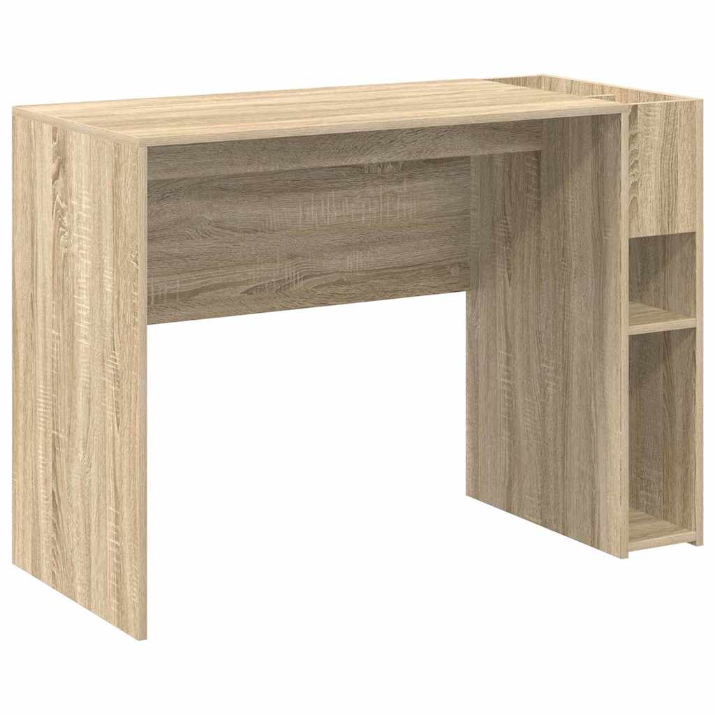 Vidaxl bureau sonoma eiken bewerkt hout 109 x 50 x 78 cm