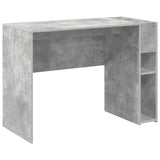 Vidaxl bureau beton grijs bewerkt hout 109 x 50 x 78 cm