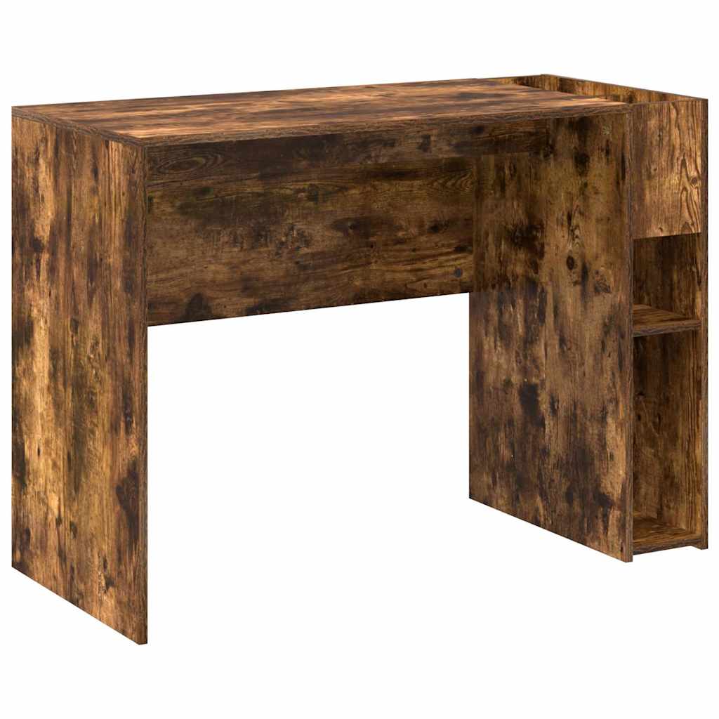 Vidaxl bureau gerookt eiken bewerkt hout 109 x 50 x 78 cm