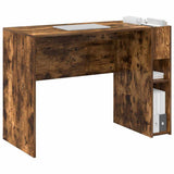 Vidaxl bureau gerookt eiken bewerkt hout 109 x 50 x 78 cm