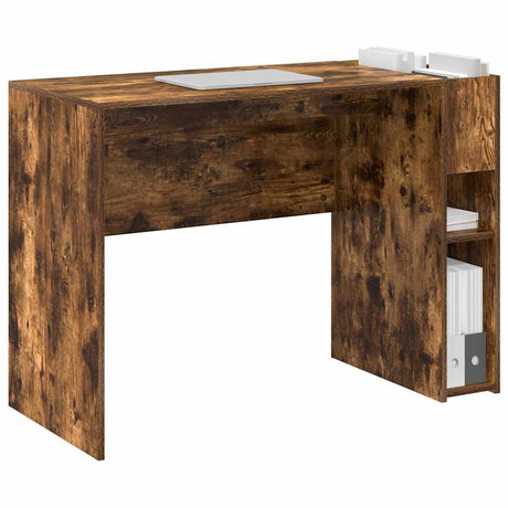 Vidaxl bureau gerookt eiken bewerkt hout 109 x 50 x 78 cm