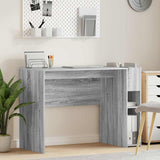 Vidaxl bureau grijs sonoma bewerkt hout 109 x 50 x 78 cm