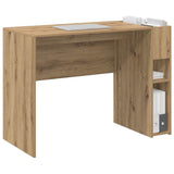 Vidaxl bureau artisan eiken bewerkt hout 109 x 50 x 78 cm