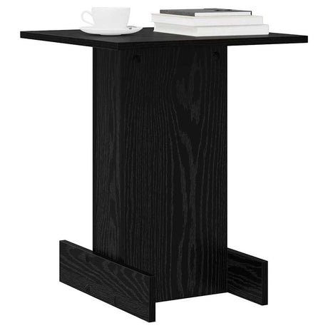 Vidaxl bijzettafel zwart eiken 44,5 x 45 x 55 cm bewerkt hout