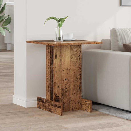 Vidaxl bijzettafel oudhout 44,5 x 45 x 55 cm bewerkt hout
