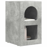 Vidaxl nachtkastje elst 2 st beton grijs 29,5 x 33,5 x 50 cm