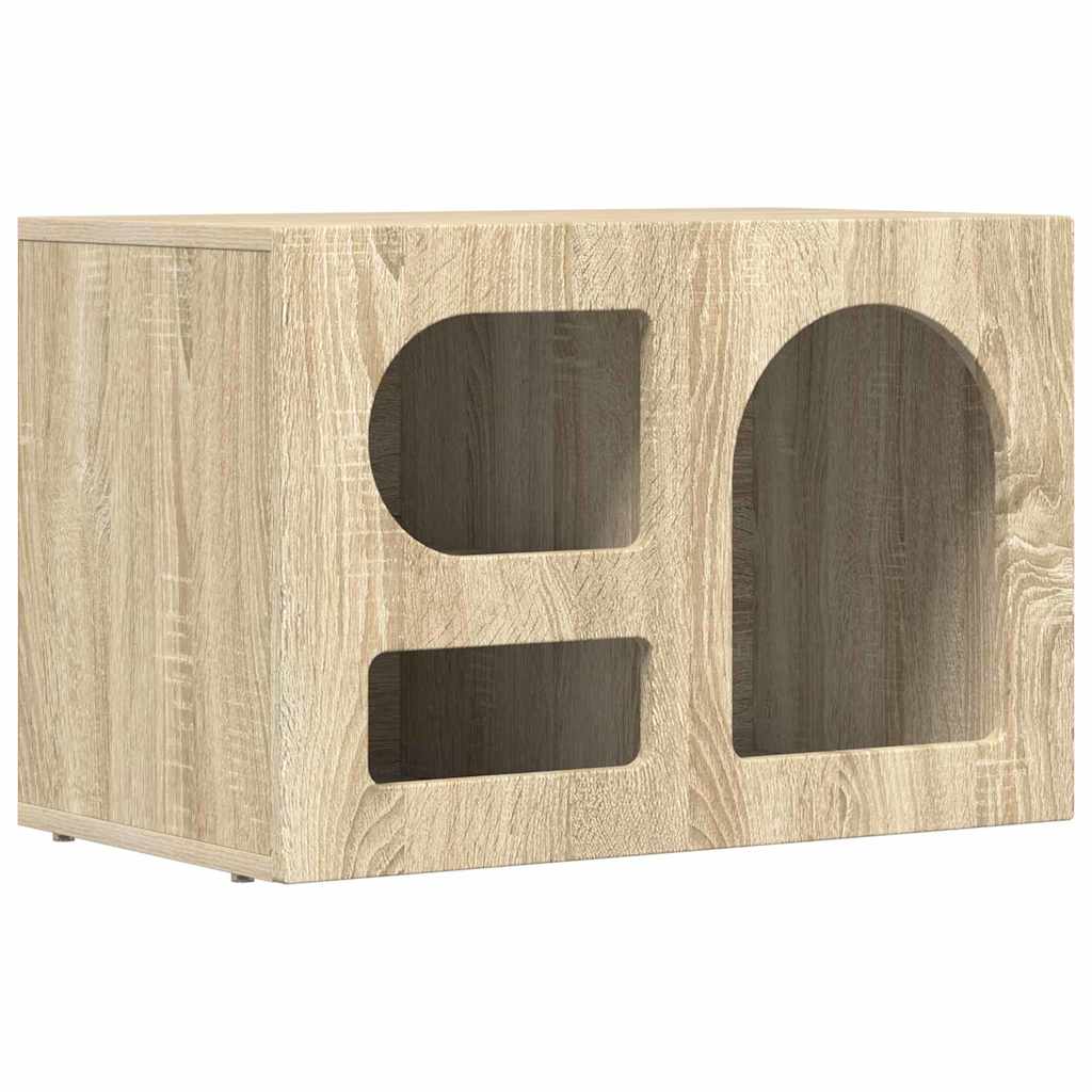 Vidaxl tv-kast elst 60 x 35 x 40 cm sonoma eiken bewerkt hout