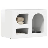 Vidaxl tv-kast elst 60 x 35 x 40 cm hoogglans wit bewerkt hout
