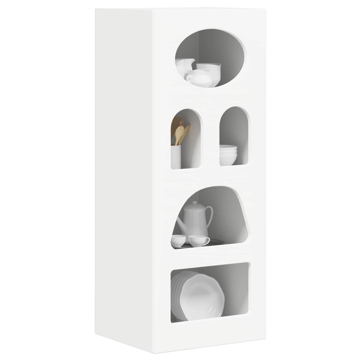 Vidaxl dressoir elst wit 40 x 35 x 100,5 cm bewerkt hout