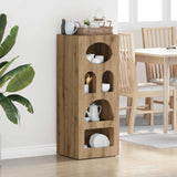 Vidaxl dressoir elst artisan eiken 40 x 35 x 100,5 cm bewerkt hout